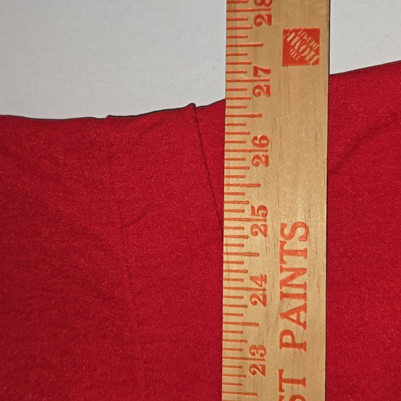 TORRID Tank Top Zipper Back Rayon Cotton Spandex Red Adjustable Straps Size 6 - Picture 14 of 15